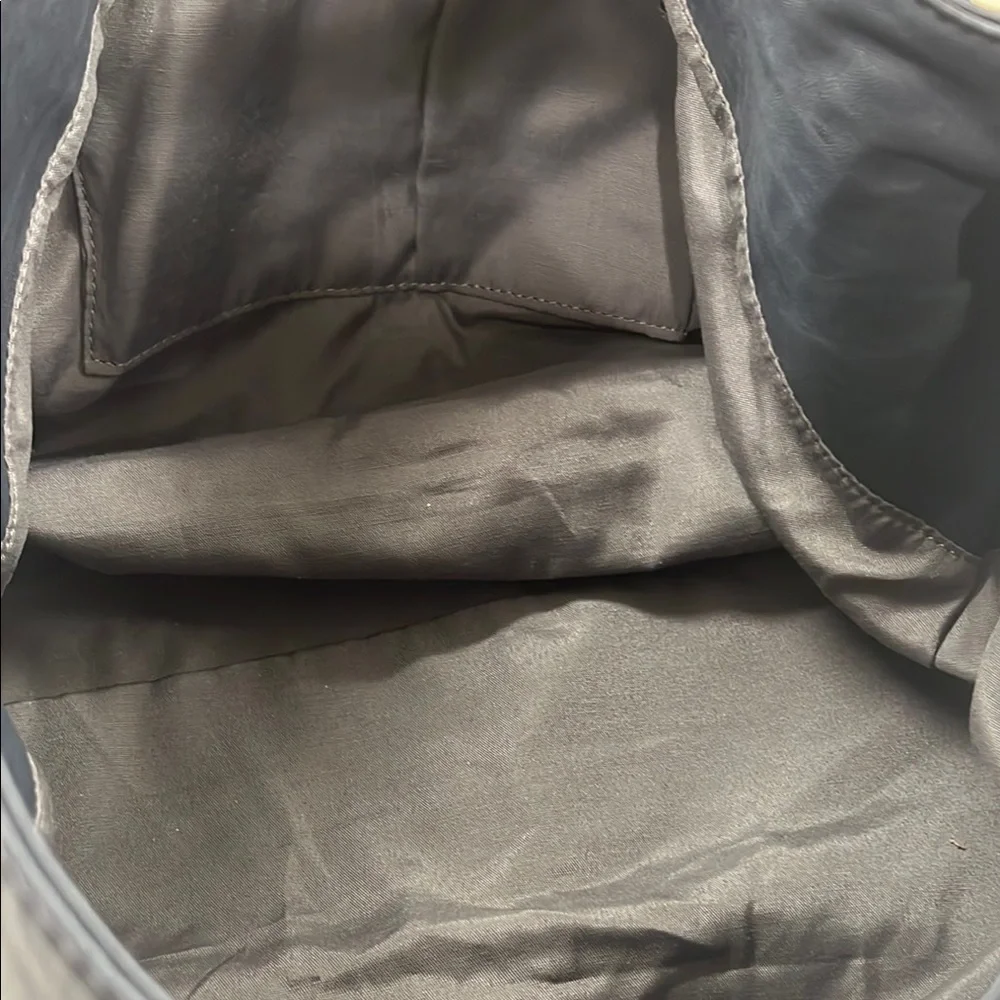 R+J Black Hobo Vegan Leather Women's Bag